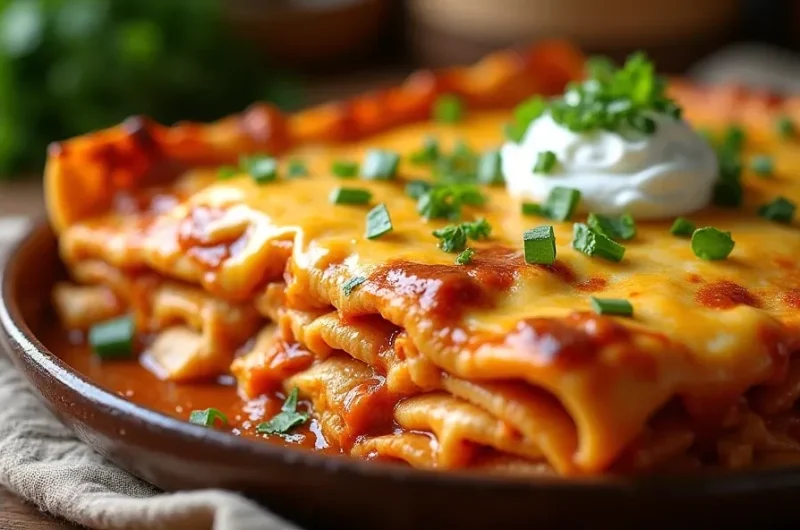 Chicken Enchilada Casserole: Lazy Layers, Big Flavor