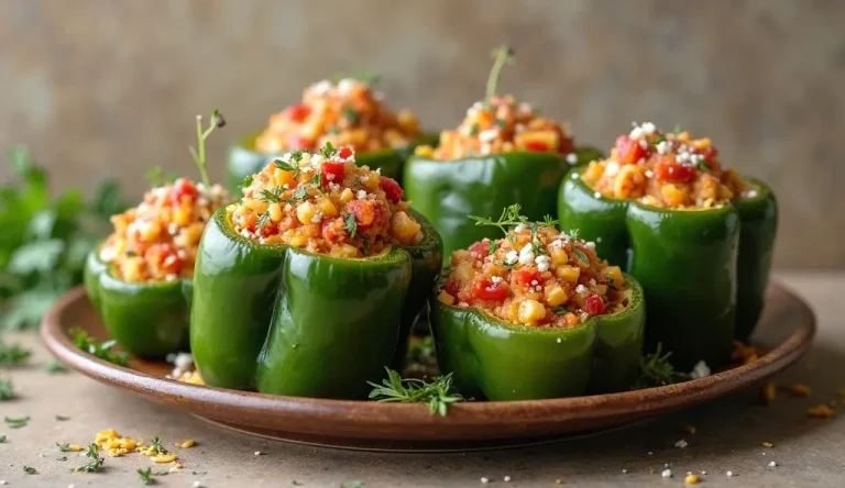 Greek Stuffed Peppers That Taste Like a Mediterranean Vacation