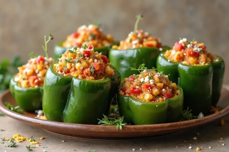 Greek Stuffed Peppers That Taste Like a Mediterranean Vacation
