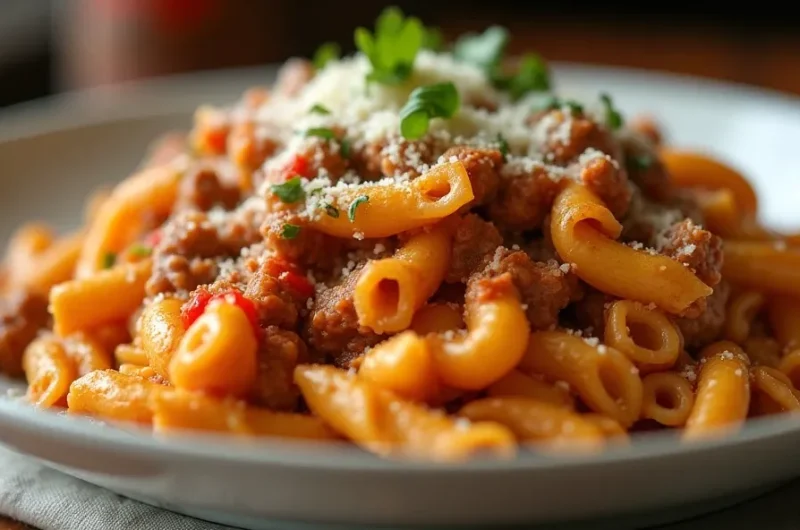 🍝 Creamy Rotel Pasta with Ground Beef: The Lazy Chef’s Dream Come True