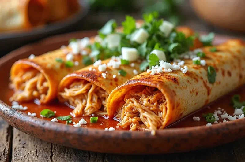 Shredded Chicken Enchiladas That'll Make You Forget Takeout Exists