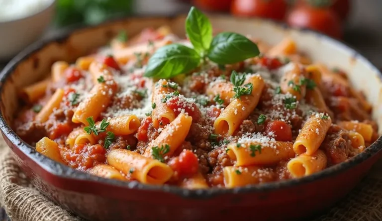 The Ultimate Comfort Food: Baked Pasta with Ground Beef