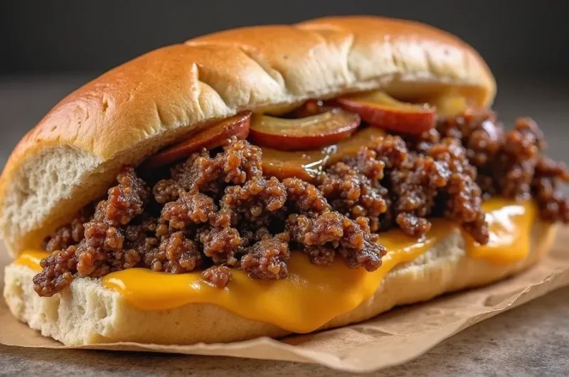 Ground Beef Philly Cheesesteak: Because Sometimes You Want Philly Without the Flight