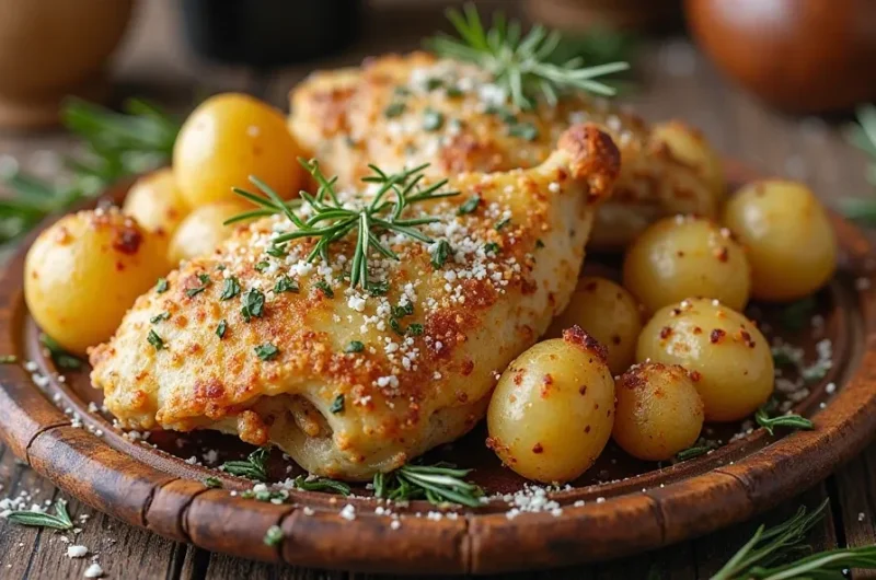 The Ultimate Lazy Chef's Guide to Garlic Parmesan Chicken and Potatoes