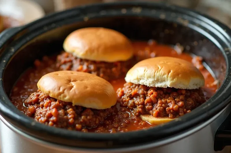 The Ultimate Lazy Cook's Crock Pot Sloppy Joes