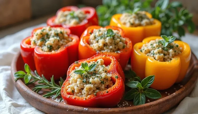Mediterranean Stuffed Peppers: Because Regular Peppers Are Boring