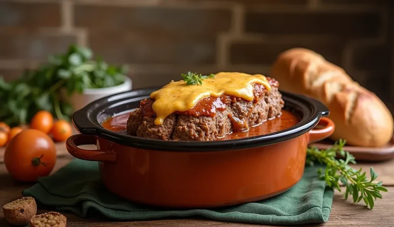 Crock Pot French Onion Meatloaf That’ll Make You Forget Meatloaf Used to Be Boring
