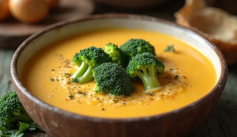 Healthy Broccoli Cheese Soup That Doesn’t Taste Like Punishment