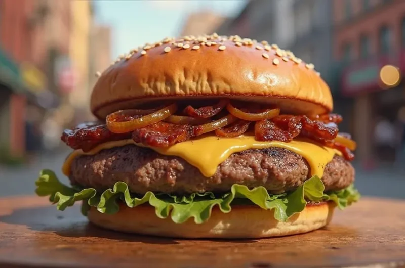Hamburger Philly Cheesesteak That'll Make You Forget You're Not Actually in Philadelphia
