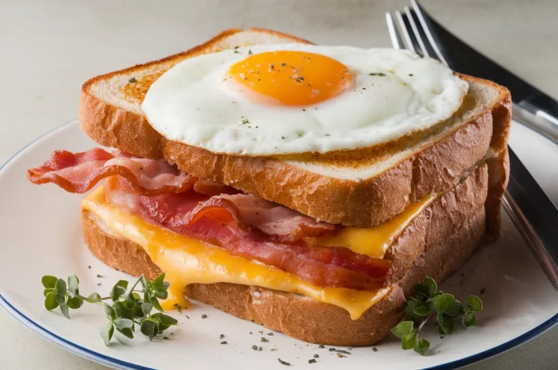 Breakfast Grilled Cheese: Because Regular Grilled Cheese Wasn't Amazing Enough