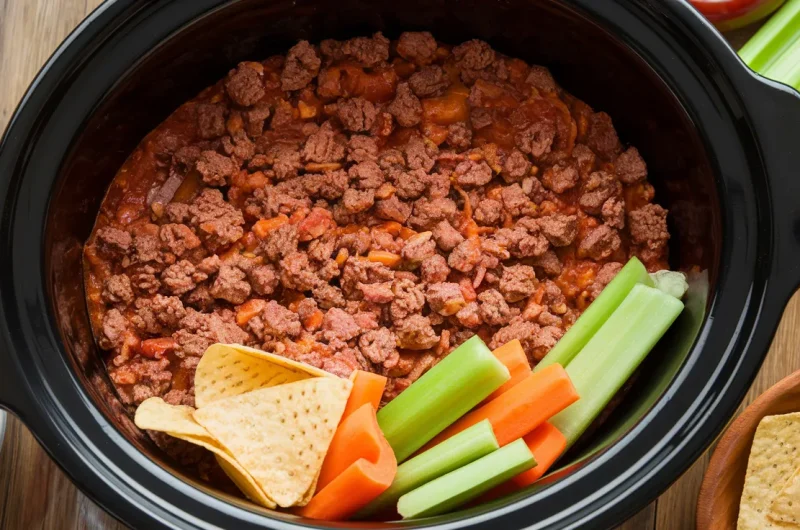 Crockpot Rotel Dip with Ground Beef: The Ultimate Party MVP