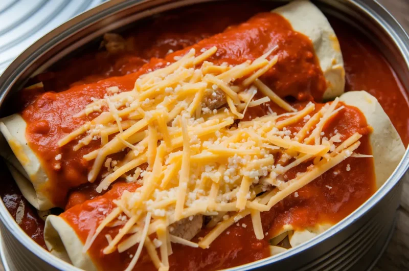 Canned Chicken Enchiladas: The Lazy Cook's Dream Come True