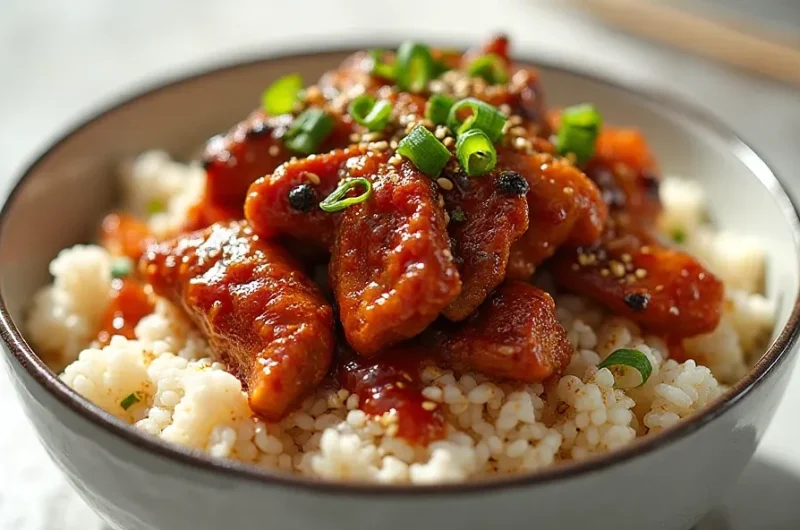 BBQ Chicken Rice Bowl That'll Make You Forget Takeout Exists