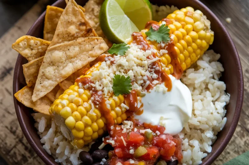 Mexican Street Corn Rice Bowl That'll Make You Question Why You Ever Ordered Takeout