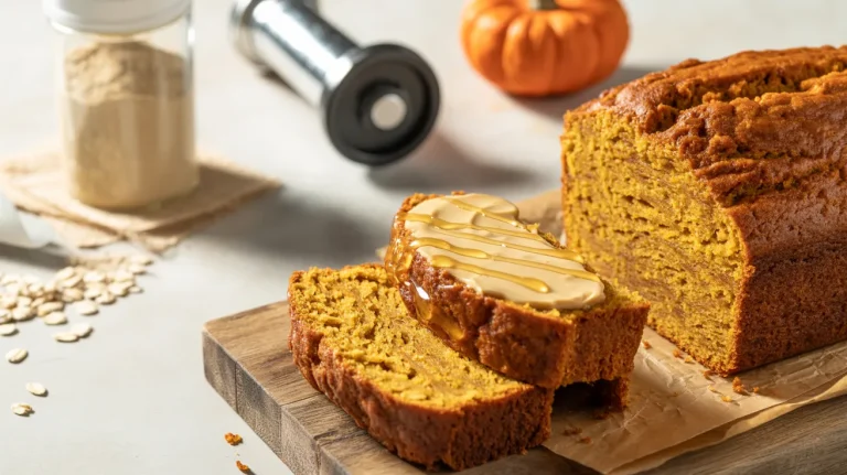 High Protein Pumpkin Bread Recipe (Healthy & Easy 🎃💪)