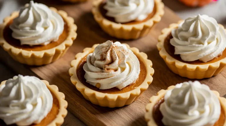 Easy Mini Pumpkin Pies (Perfect for Parties)
