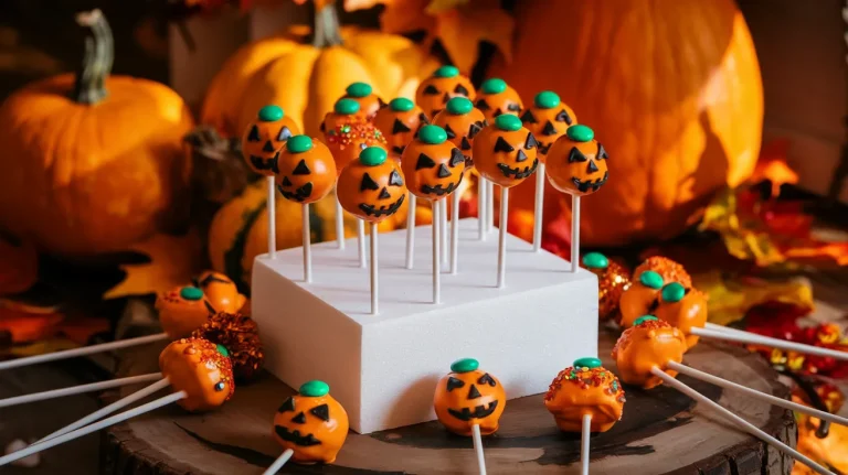 🎃 Fun & Festive Pumpkin Cake Pops for Fall Parties
