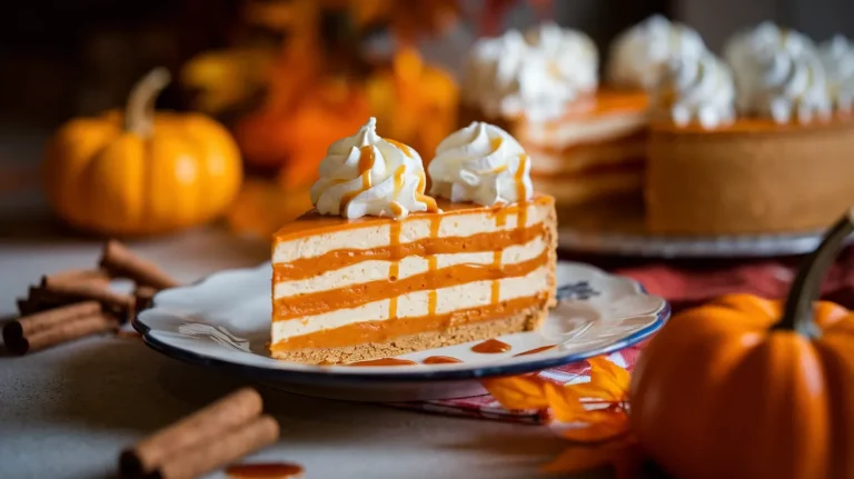 🎃 Pumpkin Pie Cheesecake Recipe (Two-in-One Dessert)