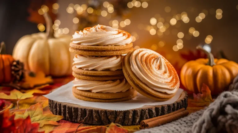 Pumpkin Sugar Cookies with Frosting