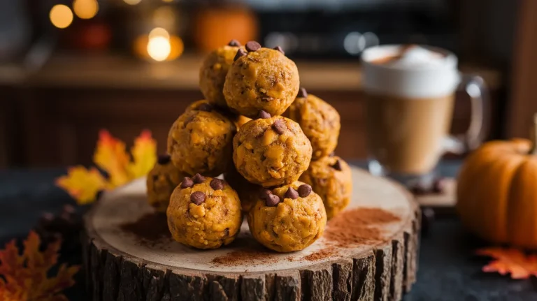 Healthy Pumpkin Protein Balls (No-Bake Snack)
