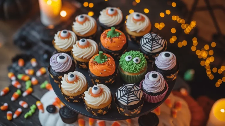 🧁 Halloween Cupcakes Recipe (Cute & Spooky)