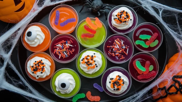 Easy Halloween Jello Shots Recipe (Creepy & Colorful) 🍹🕸️