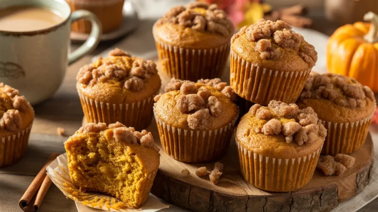 Pumpkin Streusel Muffins with Crumb Topping (Soft, Spiced & Straight-Up Addictive 🎃)