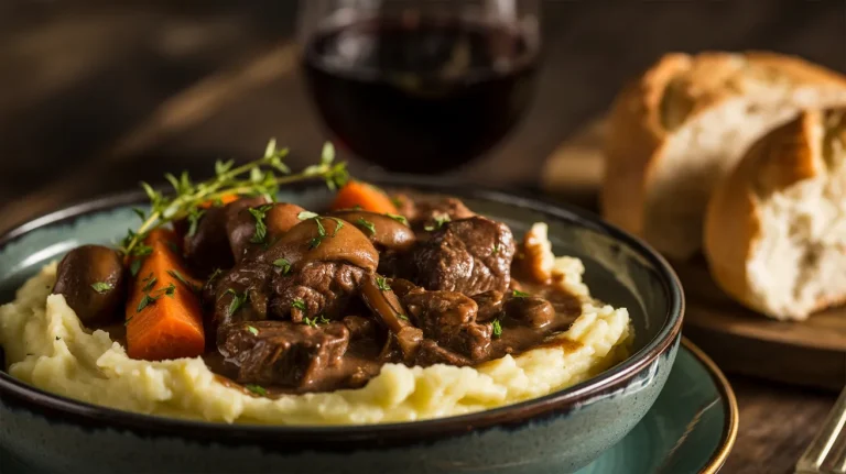 Crockpot Beef Bourguignon (Rich, Elegant & Hands-Off)