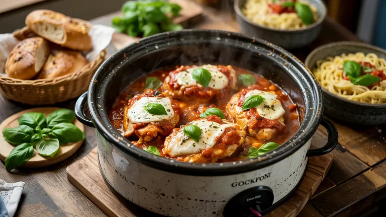 Crockpot Chicken Parmesan
