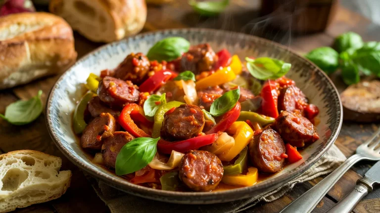 Crockpot Sausage & Peppers (Classic Italian Comfort)