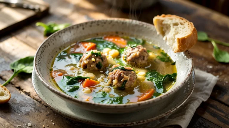 Italian Wedding Soup (Classic, Cozy & Meatball-Filled)