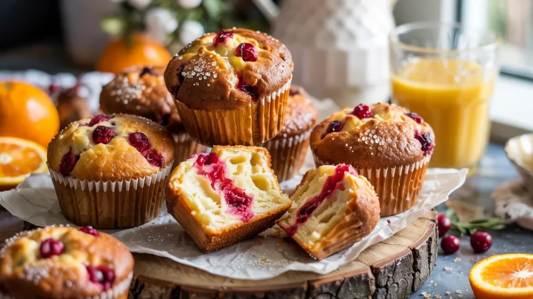 Cranberry Orange Muffins (Bright, Zesty & Moist)
