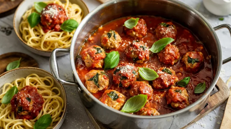One-Pot Turkey Meatballs (Healthy, Simple & Delicious)