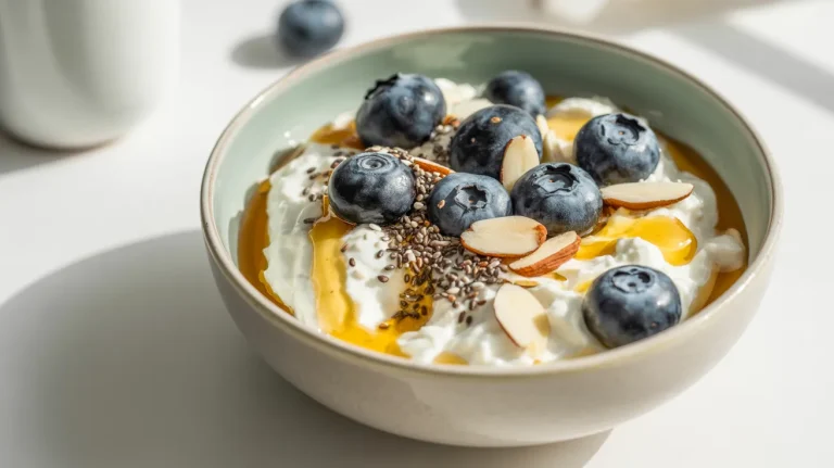 Blueberry Cottage Cheese Bowl (High-Protein Breakfast Bowl)