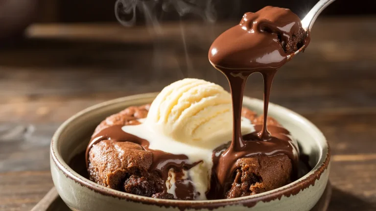 Crockpot Chocolate Cobbler (Warm, Fudgy Dessert)