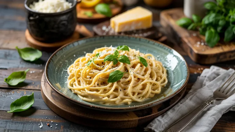 Cottage Cheese Alfredo (High-Protein Creamy Pasta Sauce)