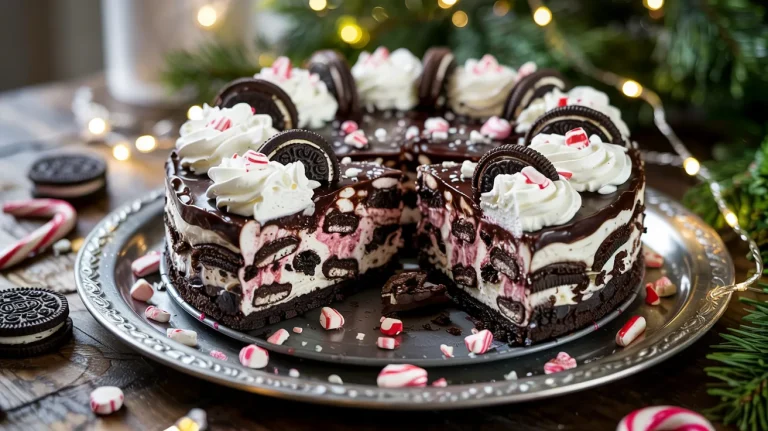 Peppermint Oreo Cheesecake (Minty, Creamy & No-Fuss)