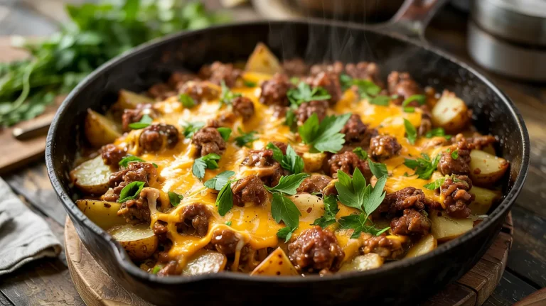 One-Pot Ground Beef & Potatoes (Easy, Hearty Weeknight Dinner)