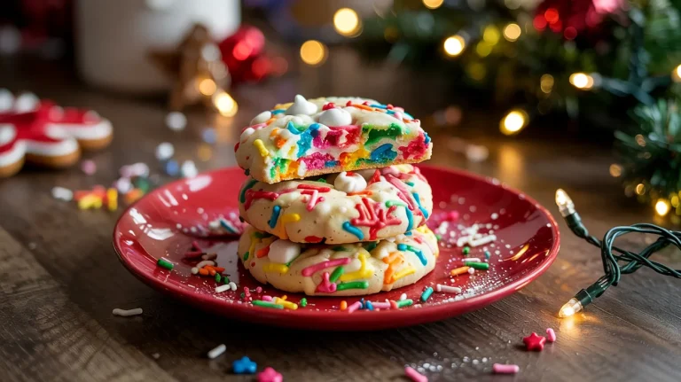 Cake Batter Christmas Cookies (Funfetti-Style Festive Treats)