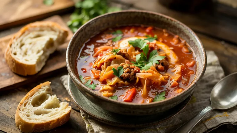 Crockpot Cabbage Roll Soup (Hearty, Savory & Budget-Friendly)