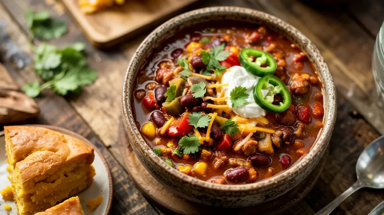 Crockpot Turkey Chili (Healthy, Hearty & Meal-Prep Friendly)