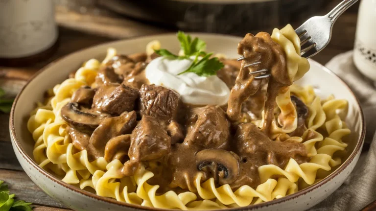 Crockpot Beef Stroganoff (Creamy, Comfort Food Classic)