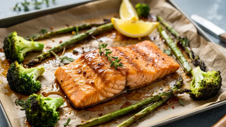Maple-Glazed Sheet Pan Salmon (Sweet, Savory & 20-Minute Meal)