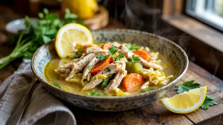 Crockpot Lemon Chicken Soup (Bright, Cozy & Comforting)