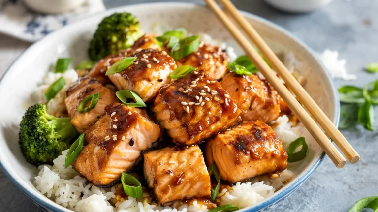 Air Fryer Honey Garlic Salmon Bites: Fancy Food for Lazy People