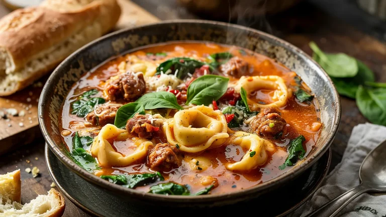 Crockpot Sausage Tortellini Soup: A Warm Hug in a Bowl