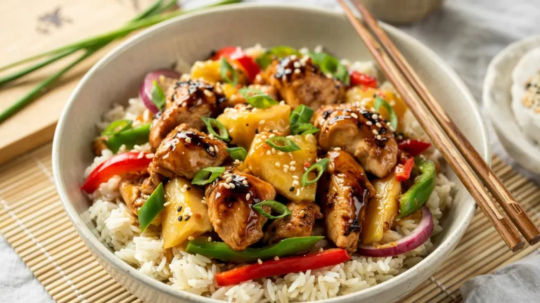 Hawaiian Chicken Bowl: A Vacation for Your Mouth (Plane Ticket Not Included)