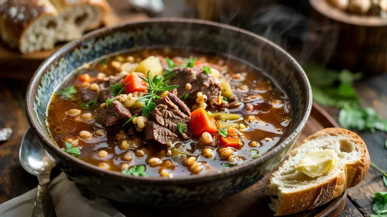 Crockpot Beef Barley Soup: The Culinary Equivalent of a Weighted Blanket