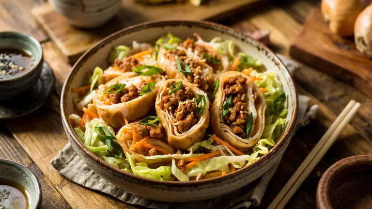 Crockpot Egg Roll in a Bowl: The Lazy Person’s Takeout