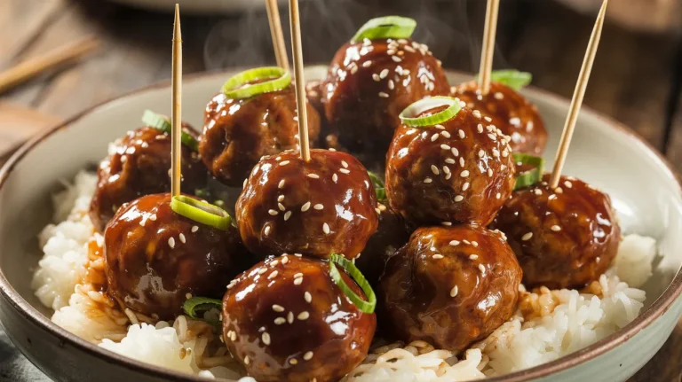 Korean BBQ Meatballs: The Sticky, Sweet MVP of the Party